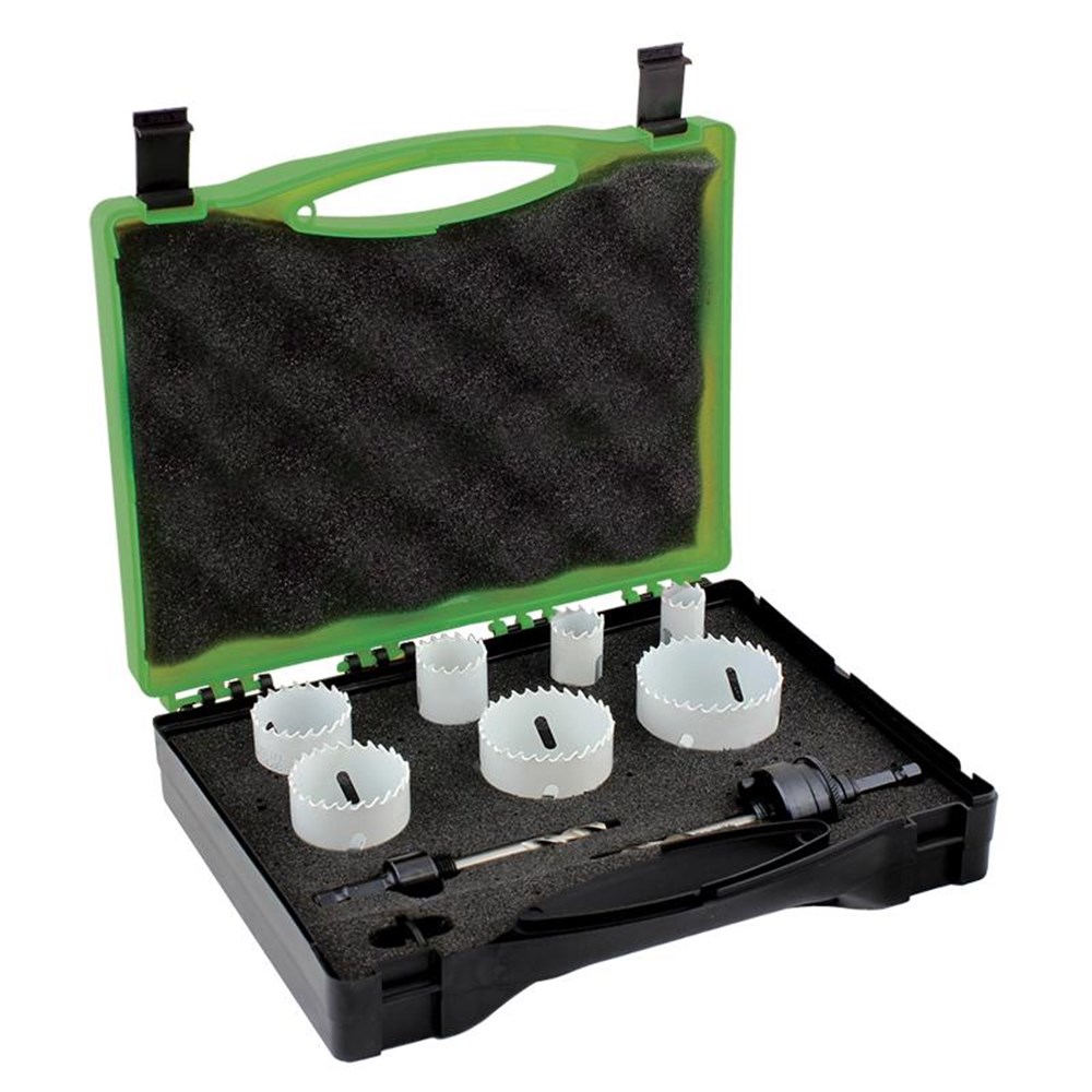 BRISTOL 9 PIECE PLUMBERS HOLESAW KIT